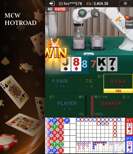 Giao diện và thiết kế của sảnh Casino Hoatroad