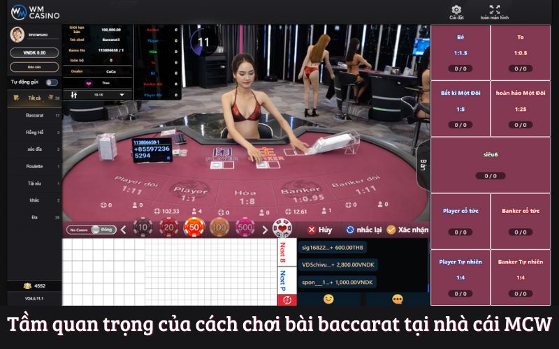 Khám Phá Cách Chơi Bài Baccarat Thông Minh Tại MCW