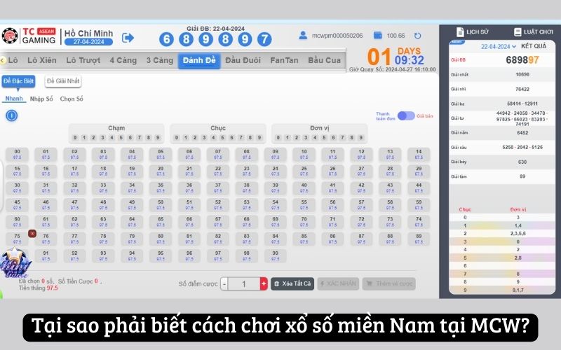 Cách Chơi Xổ Số Miền Nam Tại MCW – Bí Quyết Thành Công