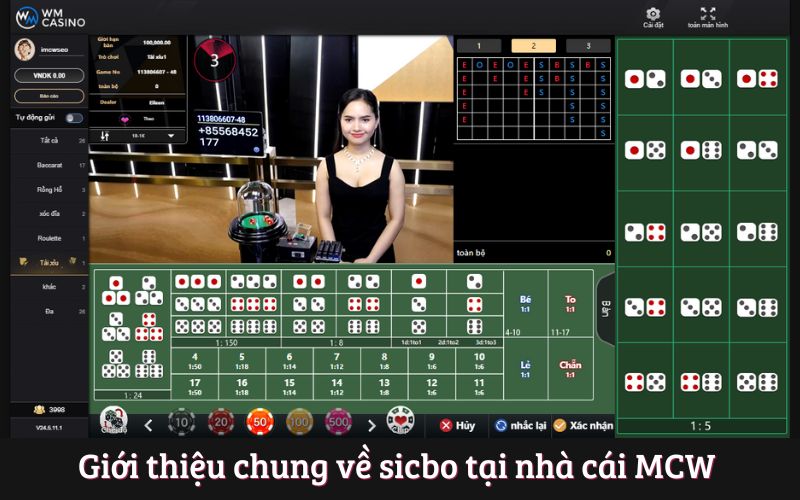 Trải Nghiệm Cá Cược Sicbo Chất Lượng Tại MCW